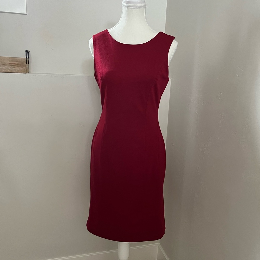 Elegant Banana Republic Red Sleeveless Dress NWT